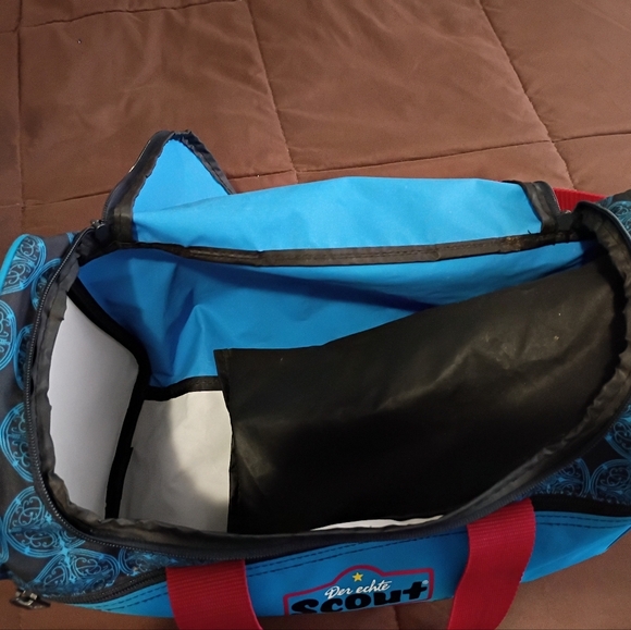 Vintage German Anime Der Echte Scout Kids Weekend Duffle Bag 14x9x7. RARE - Picture 5 of 5